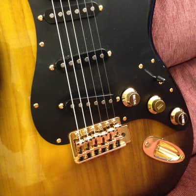 2015 Custom Tobacco Sunburst Stratocaster Style Guitar image 4