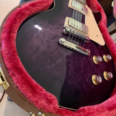 Dark Purple Burst Gibson Les Paul Standard '60s Quilt Limited-Edition Electric Guitar Dark Purple Burst - like new, made July 2023 image 3