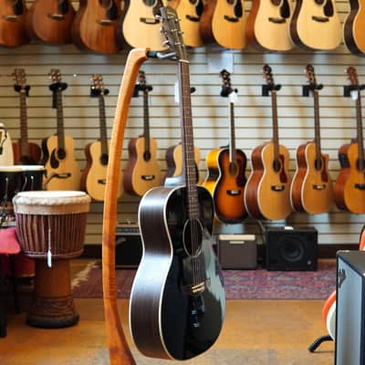 Eastman PCH2-OM-BK Thermo-Cured Orchestra Model Acoustic Guitar Black w/Padded Gig Bag image 5