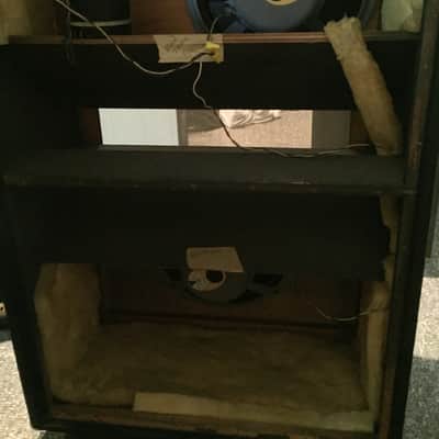 1968 Sunn 2x15 cabinet with JBL D140-6 speakers w/ built in JBL crossover. All Original. image 5