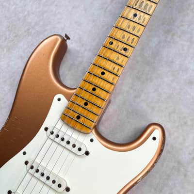 Fender Custom Shop 1956 Stratocaster Relic 2008 - Copper Metallic image 3