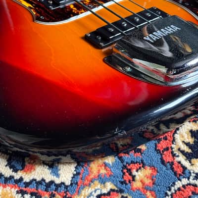 Yamaha SB-55 Bass 1975 Sunburst – Documented MIJ Vintage w/ Original Case & Papers image 18