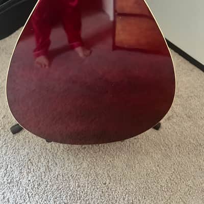 Trembita K-58 Kobza 7-Course / 14-String Ukrainian Folk Lute 2015 Hand-Painted w/ Case image 9