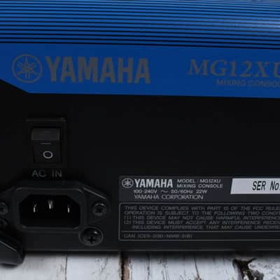 Yamaha MG12XU 12-Channel Mixer with USB and Effects image 8