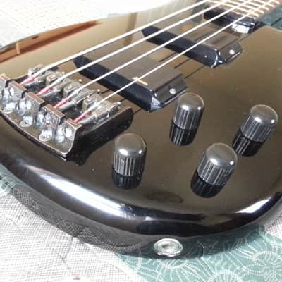 1986 MIJ Ibanez Roadstar Bass RB850 / RB885 4 or 5 string with extra 5 string neck & Fender 10' cord image 11