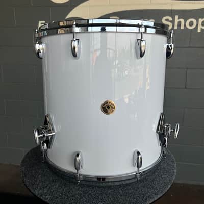 Gretsch USA Custom 16x16" Floor Tom in Solid White Nitron image 2