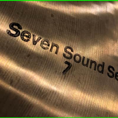 Paiste Formula 602 Seven Sound Set 7 20" Deep Ride from 1975 2353g (Who is E.C.??) image 10