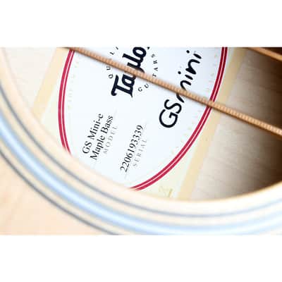 Taylor GS Mini-e Maple Acoustic-Electric Bass Regular Natural image 6