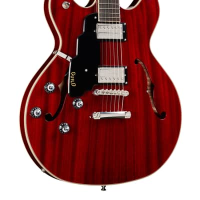 Guild Starfire I DC Left Handed - Cherry Red image 4