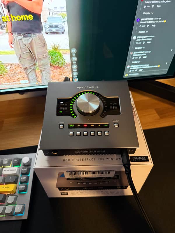 Universal Audio Apollo Twin X DUO Heritage Edition Thunderbolt 3 Audio Interface 2020 - Present - Gray image 1