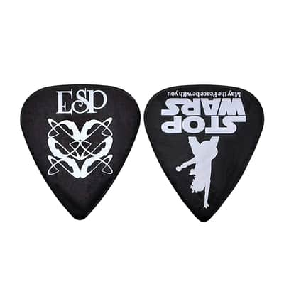 ESP SUGIZO STOP WARS Artist Signature Guitar Pick, 0.7mm, 1 Piece