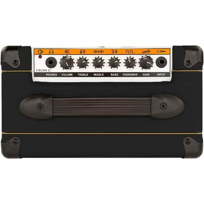 Crush 12 - 12W 6" Guitar Amplifier and Speaker Combo, Black image 4