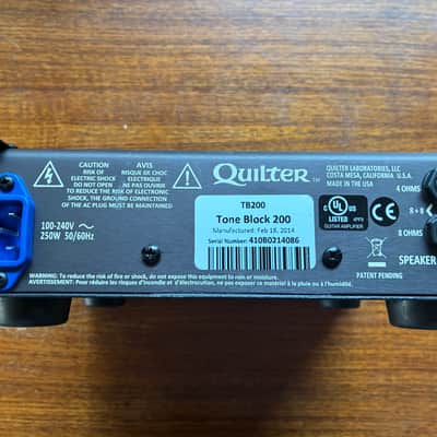 Quilter Tone Block 200 200W Guitar Head 2010s - Black / Yellow image 2