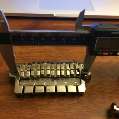 Ibanez Gibraltar Plus CB43 Guitar Bridge 2013 Nickel image 3