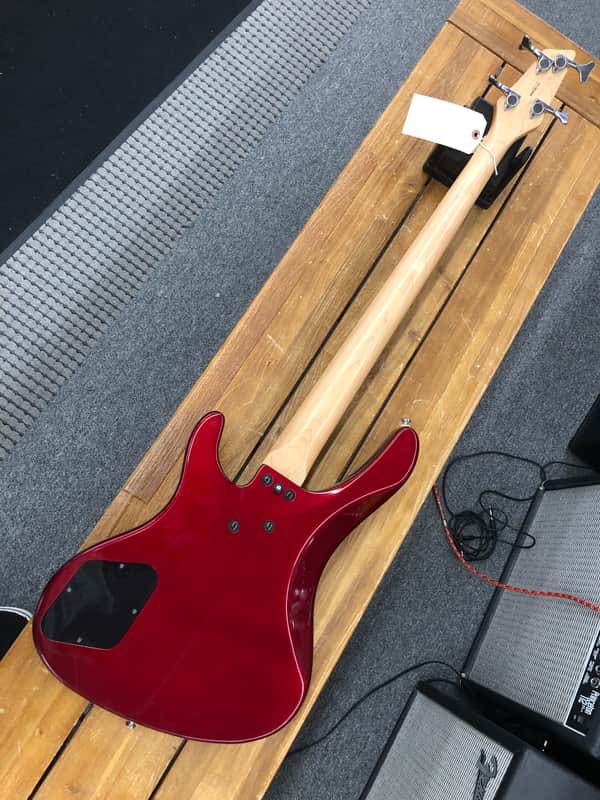 Washburn XB-200 Bass Guitar - Dark Red | Reverb