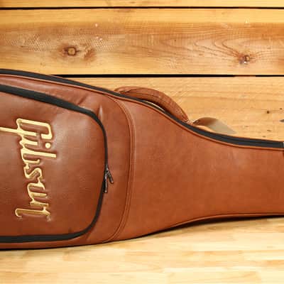 GIBSON Gig Bag Premium Soft Case Brown Vinyl Leather Fits SG Les Paul Gigbag image 2