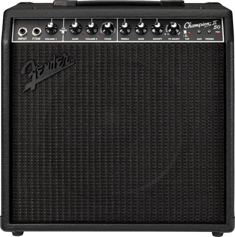 NEW Fender Champion II 100-watt 2 x 12-inch Combo Amplifier - Blackout image 1