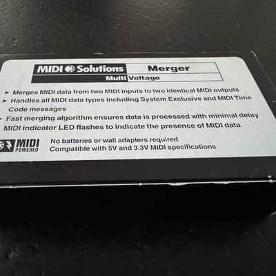 **LIKE NEW-IN BOX-ONE OWNER** MIDI Solutions Merger 2-In/1-Out MIDI Merger image 8
