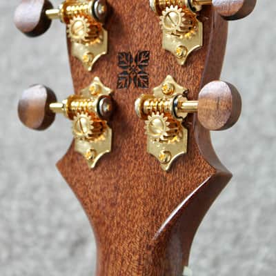 Big Island Ukulele Co. Solid Koa Deluxe Soprano Abalone Inlay KX-SPG W/ Carrying Case image 12