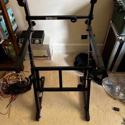 Immagine Proline PL700Z Folding Z-Style Keyboard Stand + 2nd tier 2010s - Black - 1