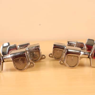 Vintage 1970's Schaller W. Germany 3x3 Chrome Tuners for Les Paul SG ES-335 image 12