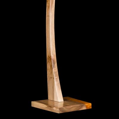 Custom wooden handmade guitar stand – golden walnut #3 image 6