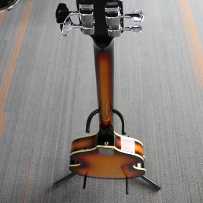 1960's Royal Violin Bass Sunburst Electric Bass Guitar - w/ Gig Bag image 7
