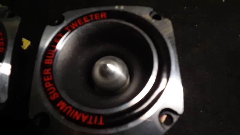 TWEETER ALUMINUM BULLET TWEETER JBL STYLE PHASE PLUG 8 OHM REPLACEABLE DIAPHRAGM image 1