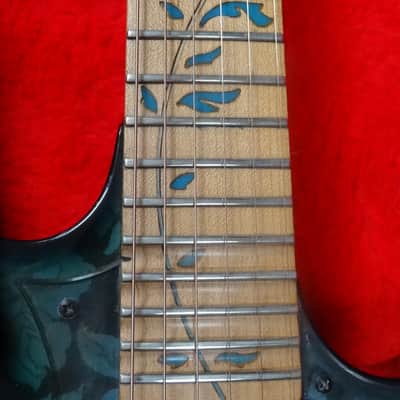 1991 Ibanez JEM 77 BFP Blue Floral Pattern Steve Vain Collectable Clean Board image 8