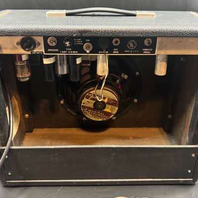 Fender Princeton Reverb 12-Watt 1x10" Guitar Combo 1966 - Black Panel image 11