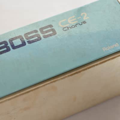 BOSS CE-2 Chorus Silver Screw 4-Digit Serial Black Label Made in Japan 1979 w/ Original Box image 13