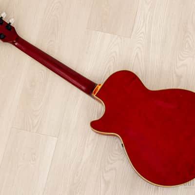1989 Ibanez George Benson Signature GB30 Trans Red, Near-Mint w/ Case & Tag image 13