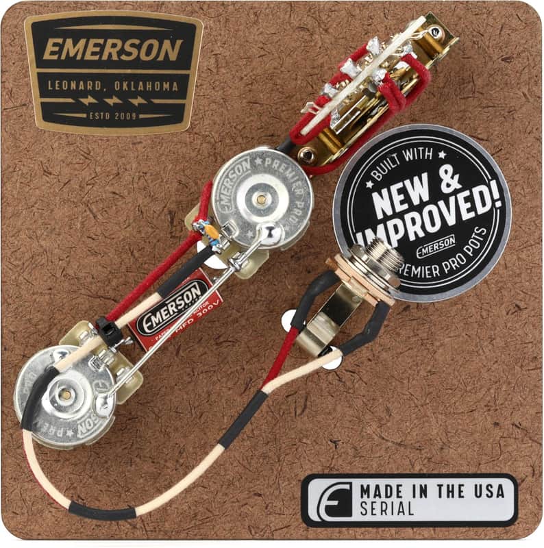 Emerson Custom 4-way Prewired Kit for Fender Telecaster - 250K Pots image 1