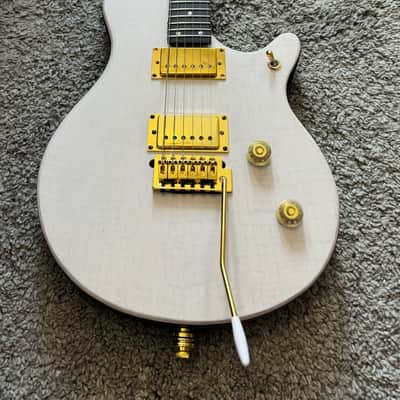 Oldmusic Golden C’mores Electric Guitar Electric Guitar Boutique Unique exclusive Metal machine Custom shop Wenge neck image 5