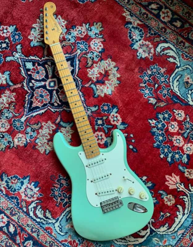 Custom Shop Fender 57' Reissue Stratocaster 1988 Surf Green image 1