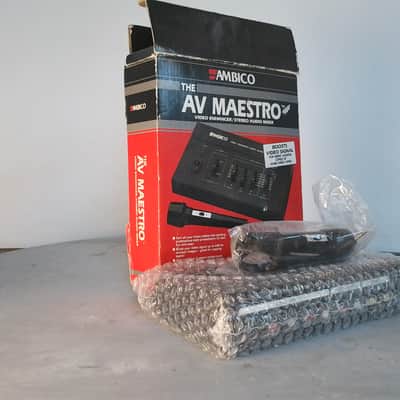 Ambico AV Maestro Video Enhancer Stereo Audio Mixer Vintage Home Video VHS image 4