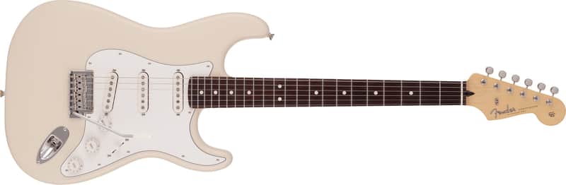 Fender Made in Japan Hybrid II Strat - Limited Run - Satin Sand Beige RW image 1