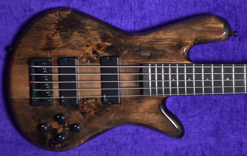Spector NS Ethos 5, Super Faded Black w/ Rosewood image 1