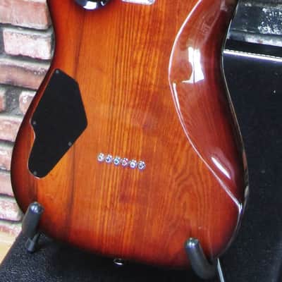 Lipe Guitars Virtuoso 2017 Natural Flame Buckeye Burl image 13
