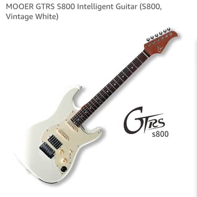 Mooer GTRS S800 Intelligent Guitar, new never used, 2022 - Present - White image 3