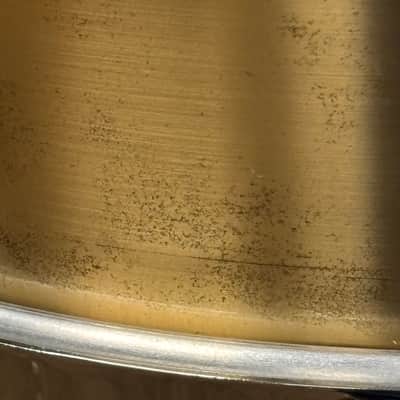 SOLID (Craviotto - Select) 4x14 Heavy Bell Brass Snare Drum (c. 1989) SUPER RARE! image 6