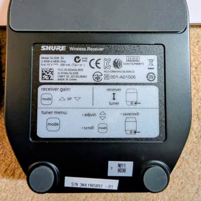 Shure GLXD16 Guitar Wireless System 2010s - Black image 11