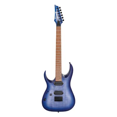 Ibanez RGA42FML-BLF Electric Guitar, Blue Lagoon Burst Flat image 3