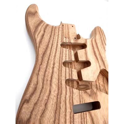 Roasted Swamp Ash 2 pieces Body Stratocaster SSS Style, Unfinsihed image 12