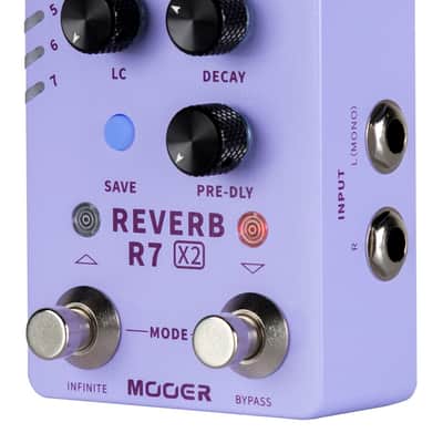 MOOER R7 X2 Reverb - Digital Reverb image 2