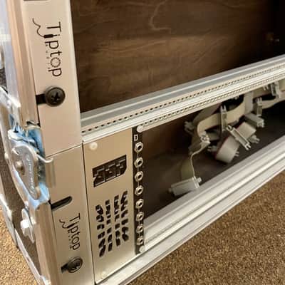 Black Market Modular 6U Bento Box 19" Eurorack Modular Roadcase + Tiptop uZeus + Lots of patch cables image 4