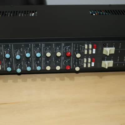 Rare & Vintage Tesla EJU 124 Mic-Preamp and EQ Channel Strips (Pair) Transformer Balanced In & Out - Professionally Racked In a 2U 19” Rack Case. image 3