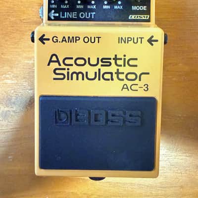 Boss AC-3 Acoustic Simulator (Dark Gray Label) 2006 - Present - Yellow image 4