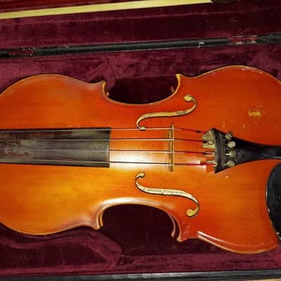 Kiso Suzuki Model 7117 size 15.5 viola, Japan 1973, Very Good Cond, w/ case&bow image 8