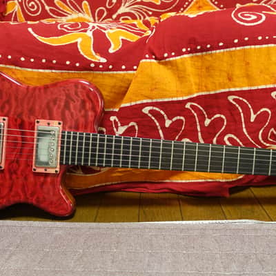 【Killer Quilt!】 Carvin HH2X Allan Holdsworth Model Headless Electric Guitar image 3